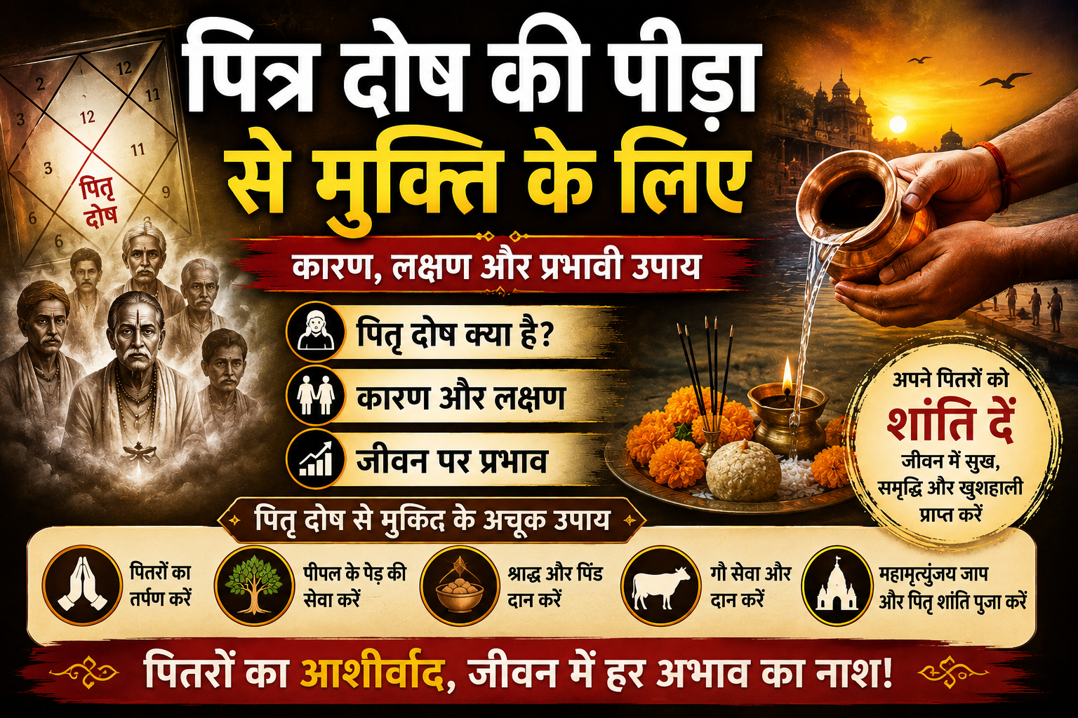 पितृ दोष से की पीढ़ा से तुरंत मिलेगी मुक्ति, एक बार कर लें यह उपाय